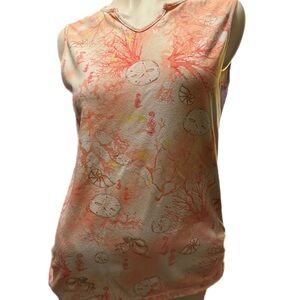 Palm Harbour Coral Reef Sleeveless Top